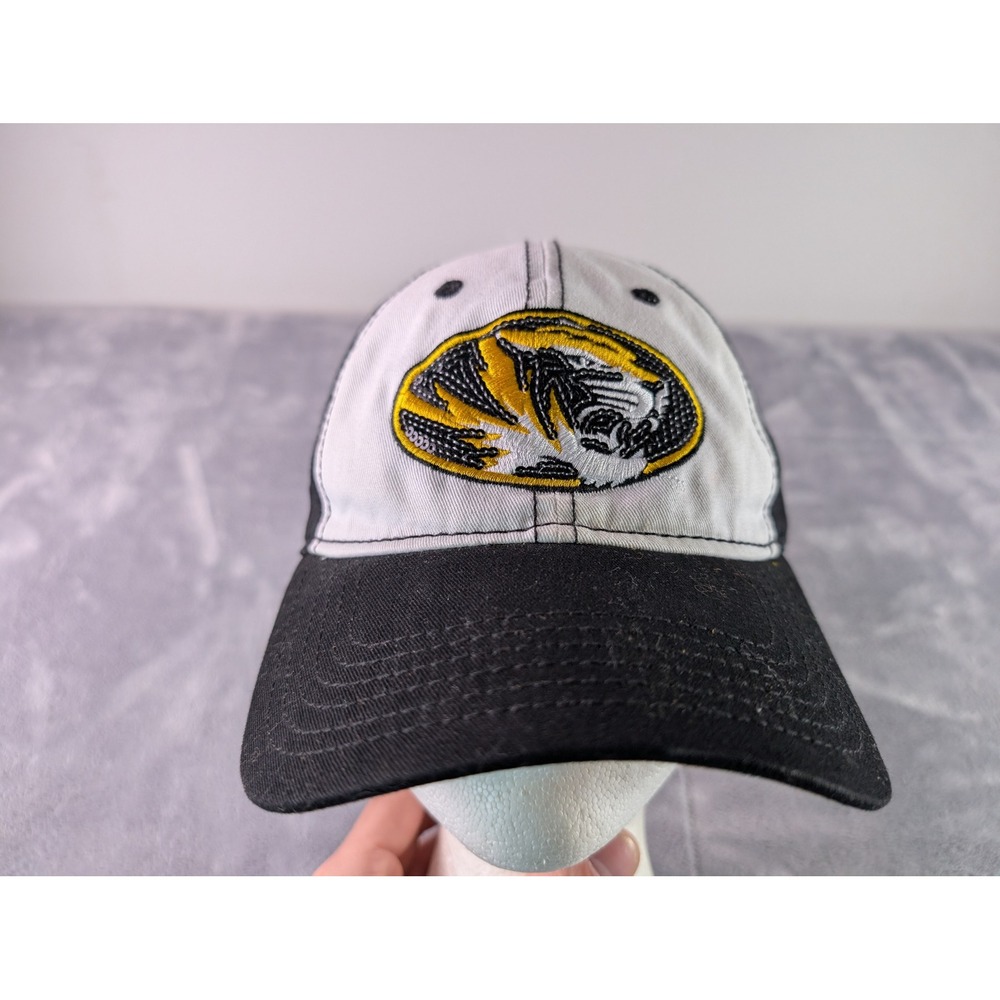 New Era 9TWENTY Womens Missouri Tigers Mizzou Sequin Logo Hat Black White Cap